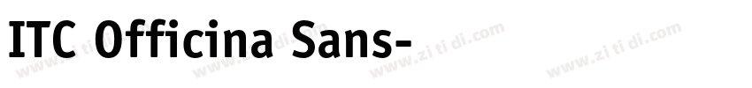 ITC Officina Sans字体转换